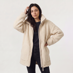 Women's Teddy Fleece High Collar Jacket