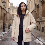 Women's Teddy Fleece High Collar Jacket