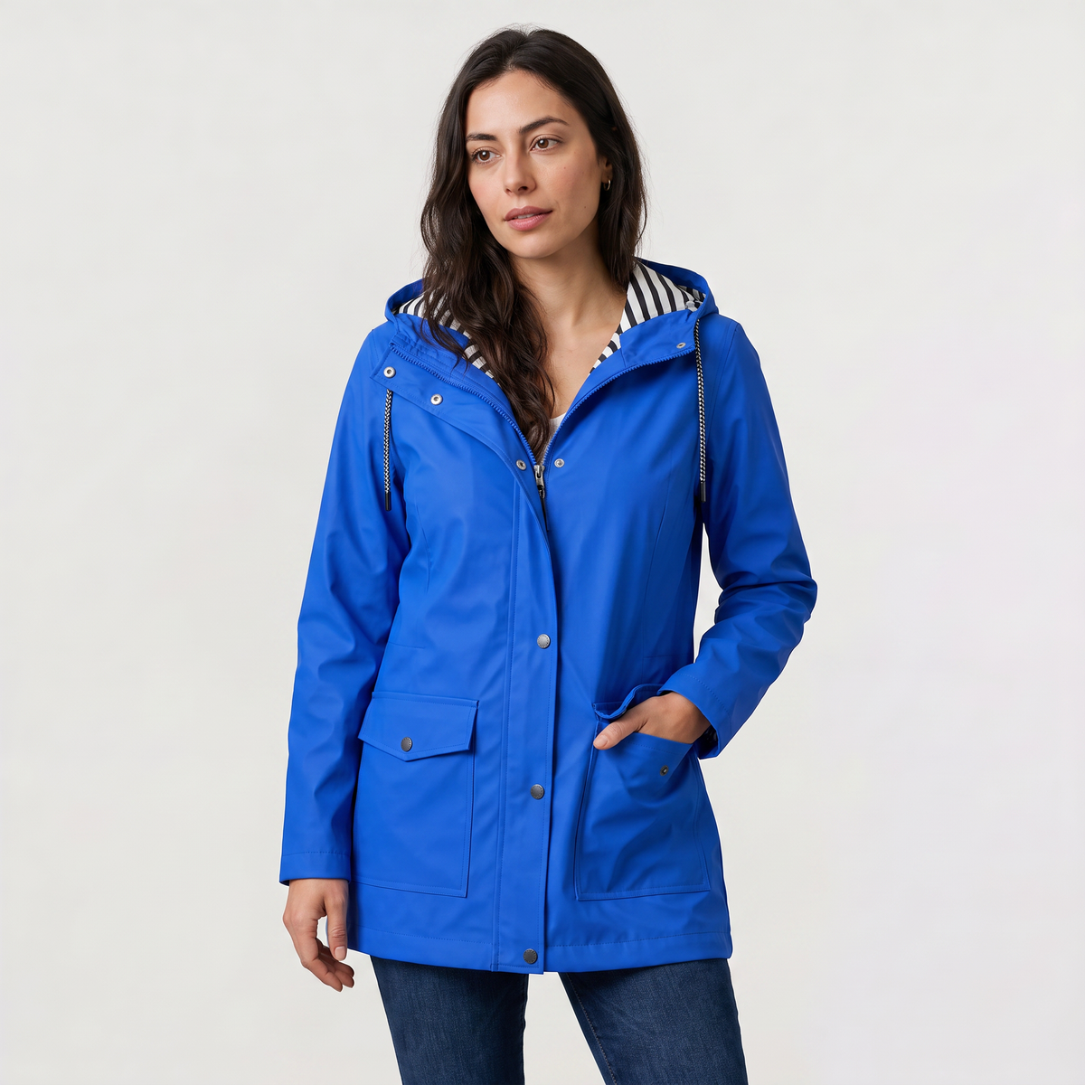 Women's Lightweight Hooded Rain Coat