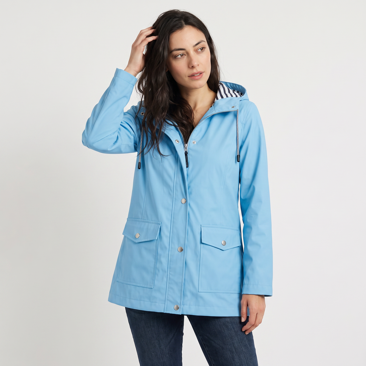 Women's Lightweight Hooded Rain Coat