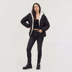 Women's Sherpa Lined Quilted Puffer Jacket