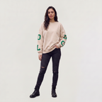 Women's Oversized Varsity Sweatshirt