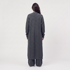 Bellevey women's knit cardigan vest and wide-leg trousers set