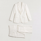 Bellevey women's structured blazer and wide-leg trousers set