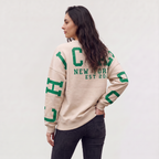 Women's Oversized Varsity Sweatshirt