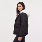 Women's Sherpa Lined Quilted Puffer Jacket