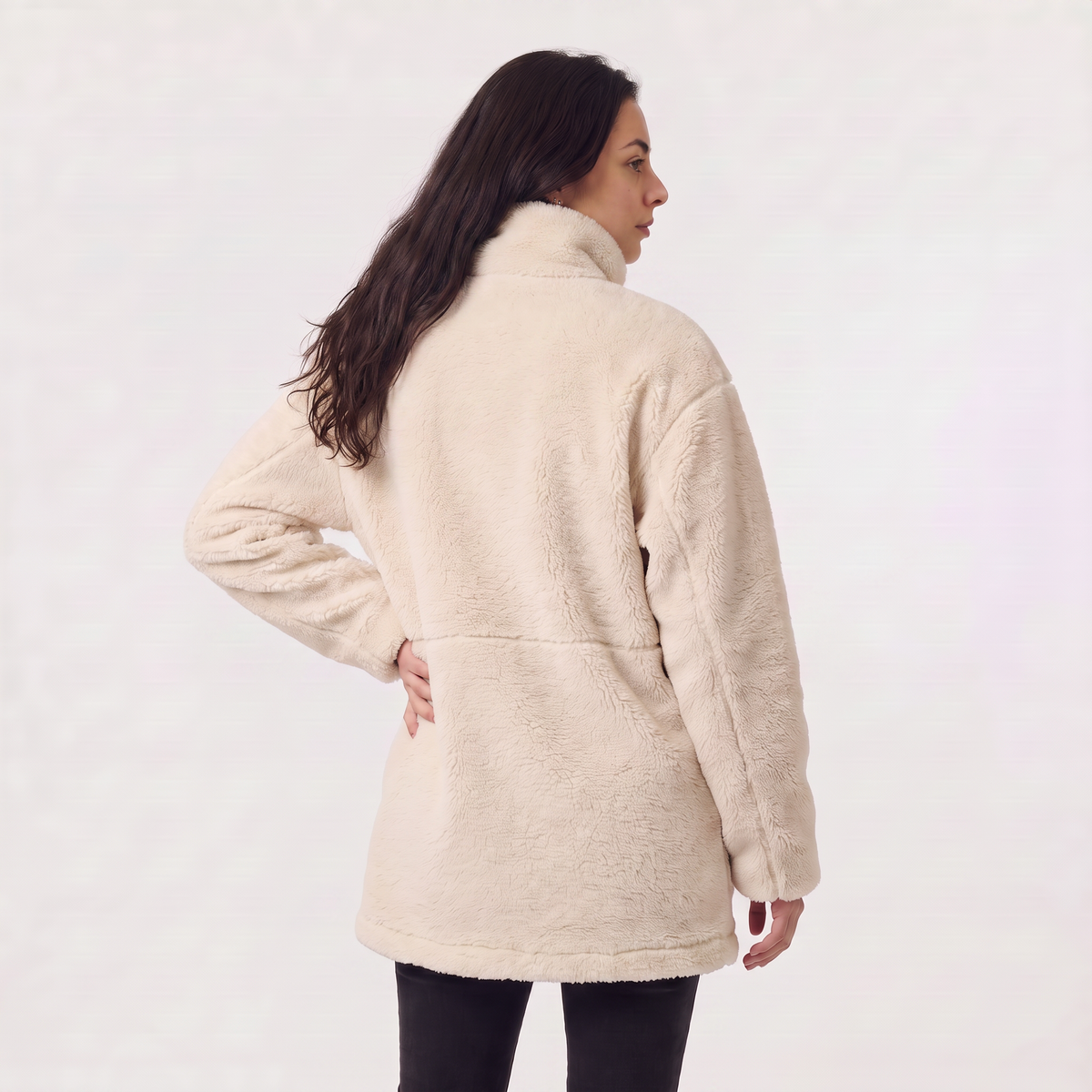 Women's Teddy Fleece High Collar Jacket
