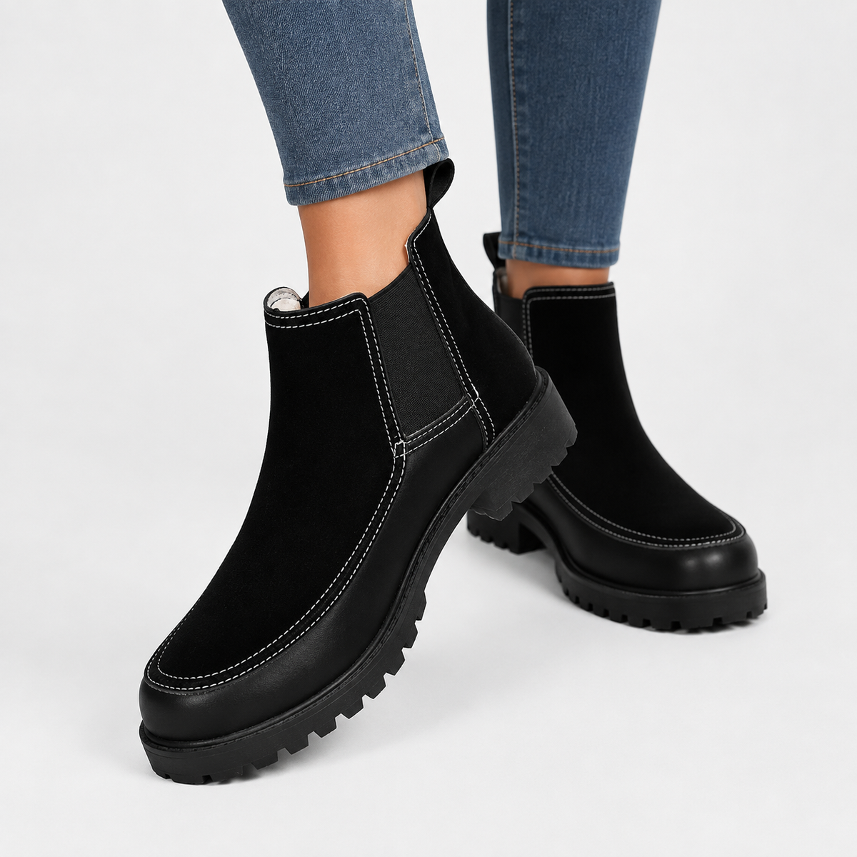 Women's Chunky Platform Ankle Boots