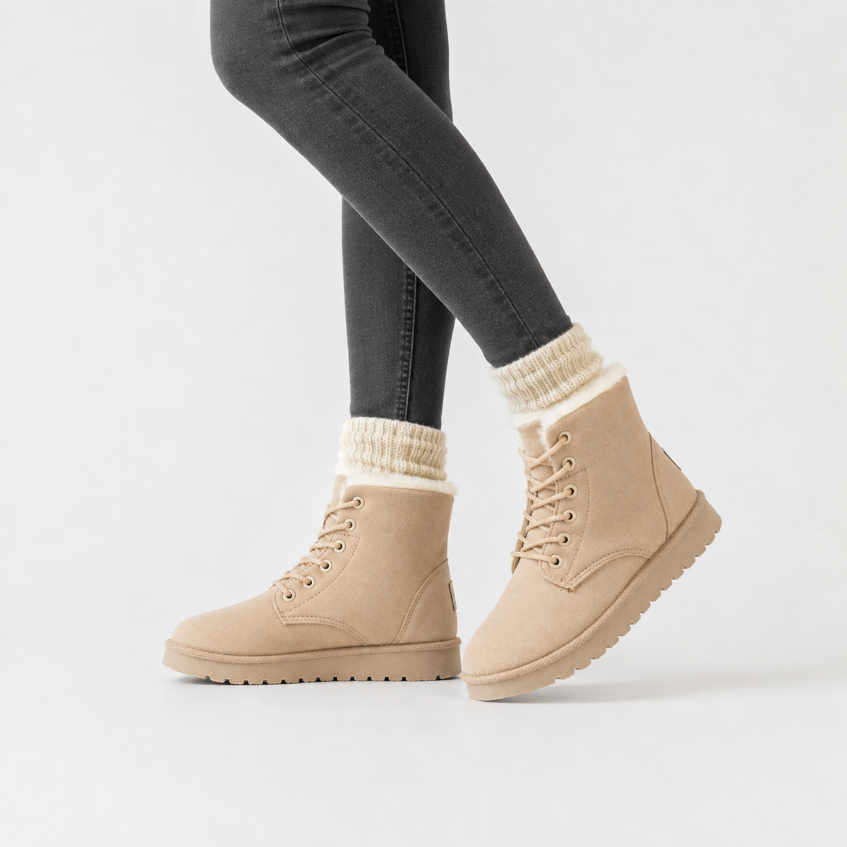 Women's Fleece-Lined Winter Ankle Boots