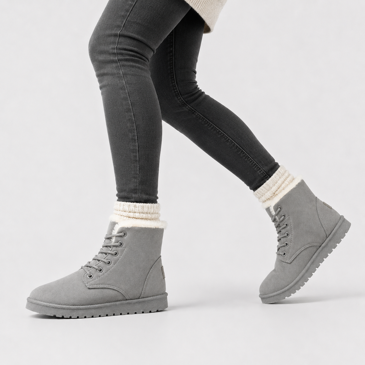 Women's Fleece-Lined Winter Ankle Boots