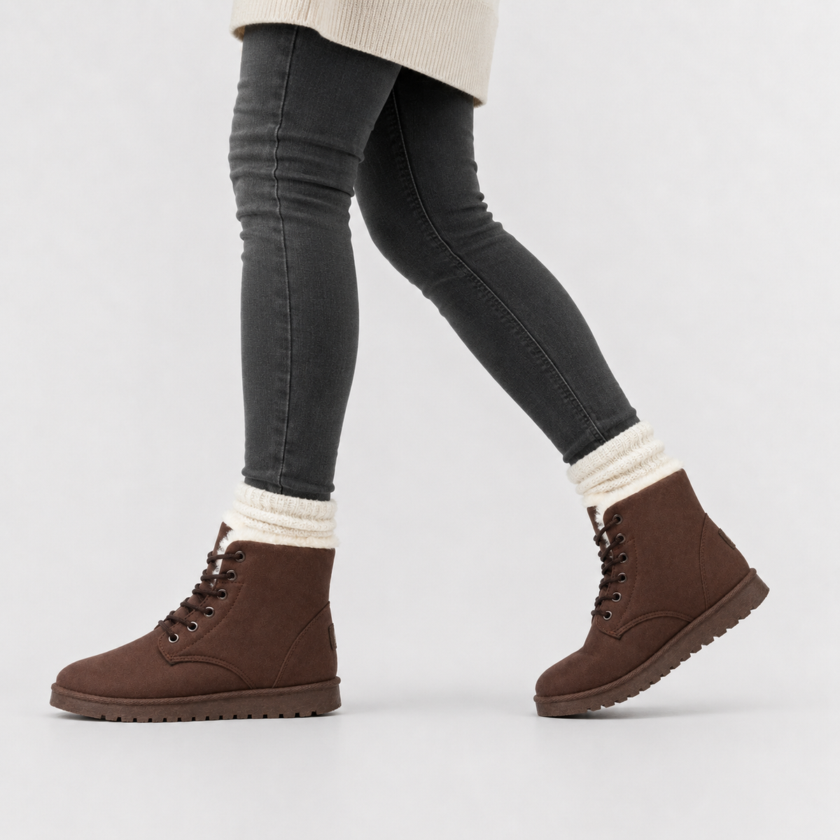 Women's Fleece-Lined Winter Ankle Boots