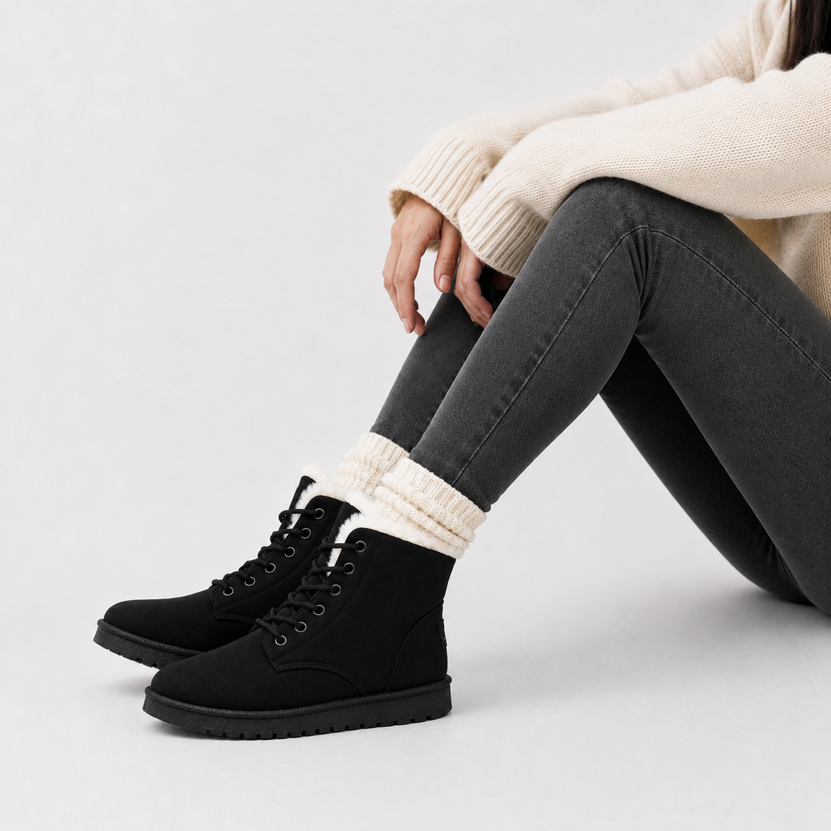 Women's Fleece-Lined Winter Ankle Boots